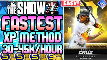 GLITCHY XP METHOD! Fastest Way To Finish The Field Of Dreams Program! MLB The Show 22