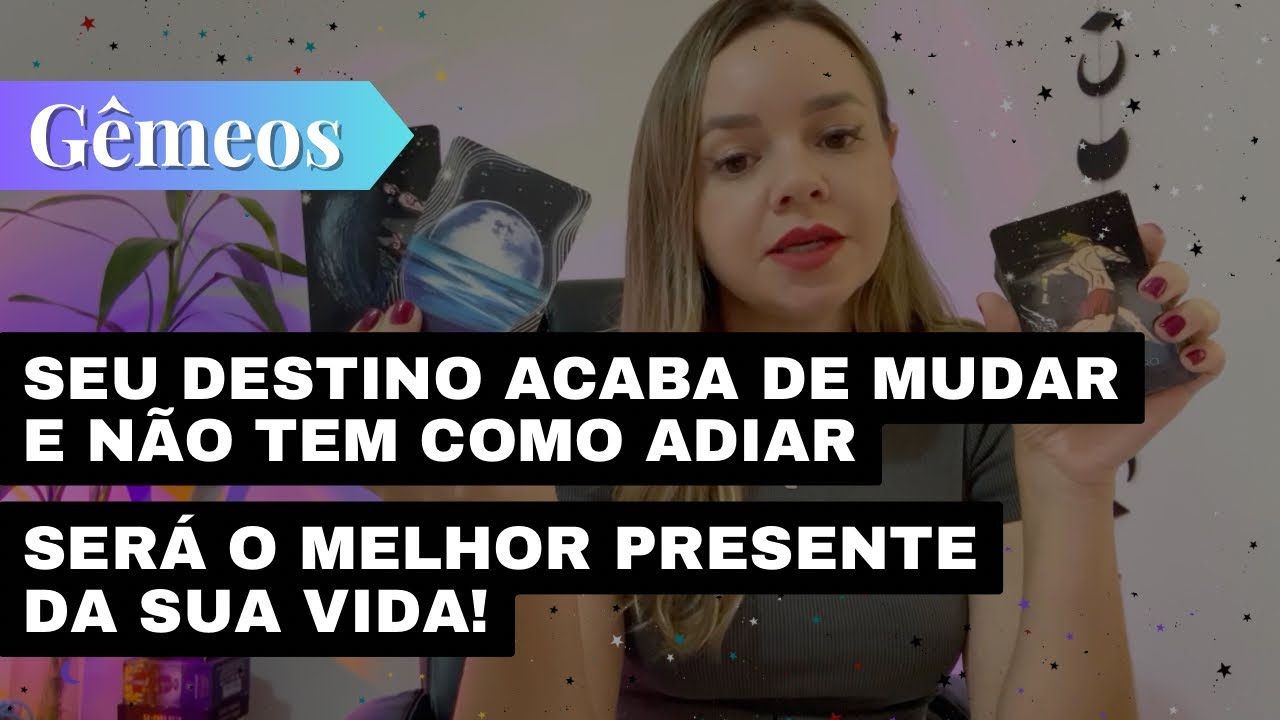 GÊMEOS✨SEU DESTINO ACABA DE MUDAR E NÃO TEM COMO ADIAR🔥SERÁ O MELHOR PRESENTE DA SUA VIDA🥹❤️