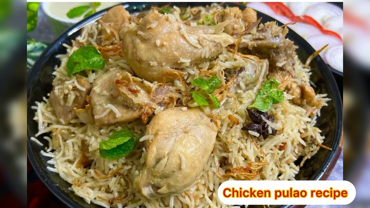 Chicken pulao recipe😍 | quick chicken pulao recipe | healthy and testy chicken pulao | dinner recipe