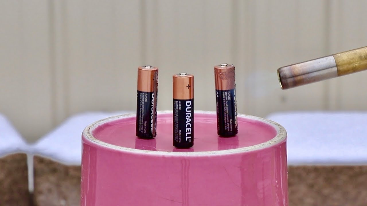 BATTERIES vs GAS TORCH made in america