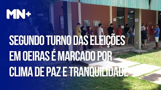 Segundo turno das eleições em Oeiras é marcado por clima de paz e tranquilidade