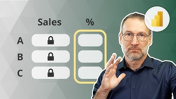 Computing accurate percentages with row level security in Power BI