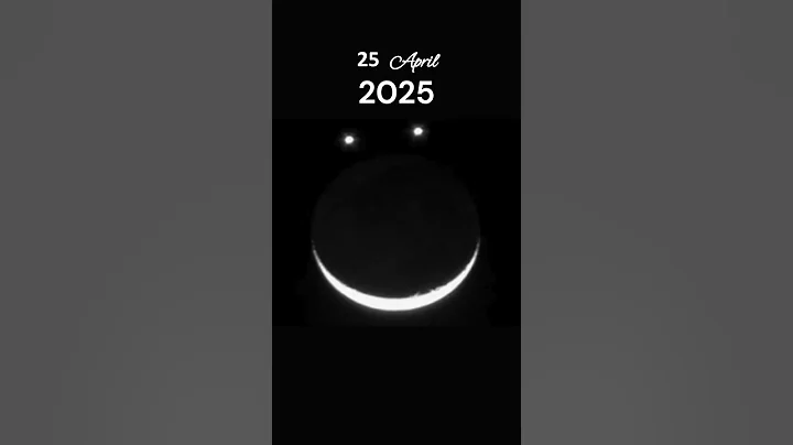 SMILEY FACE in #nightsky #space #saturn #venus #moon #universe #astronomy #spaceevent #april #shorts