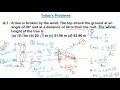 Appl. of Trig. #7 : interesting qns