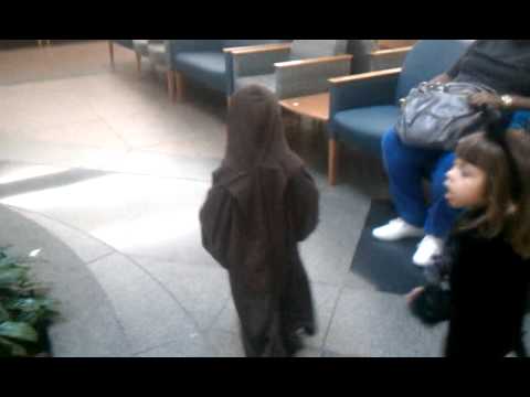 Toren's costume parade at hospital