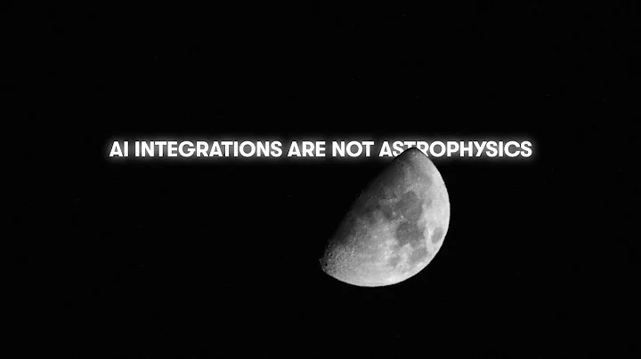 HOTOVO - AI integrations are not astrophysics