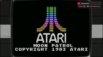 Atari 5200 – Moon Patrol (1983) | Classic Side-Scrolling Shooter with Parallax Scrolling