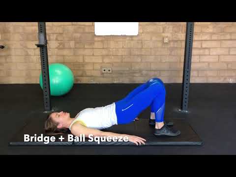 Glut Bridge + Ball Squeeze