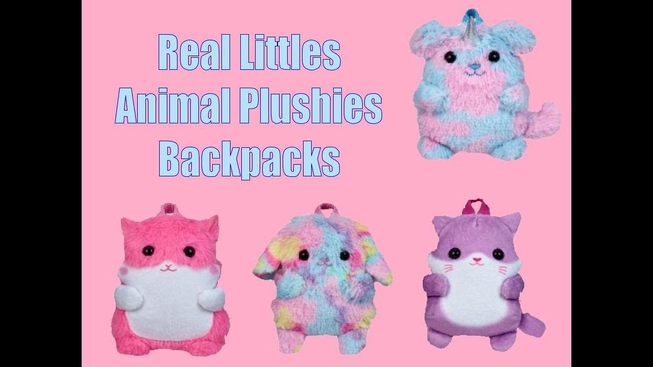 Real Littles Plushie Pet Backpacks, Micro Backpack Working Micro