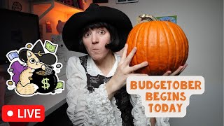 🔴 Live: Budgetober Starts Today |  Halloween Budget Challenge