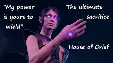 Dark Justiciar Shadowheart (origin) becomes the leader of the House of Grief and Shar