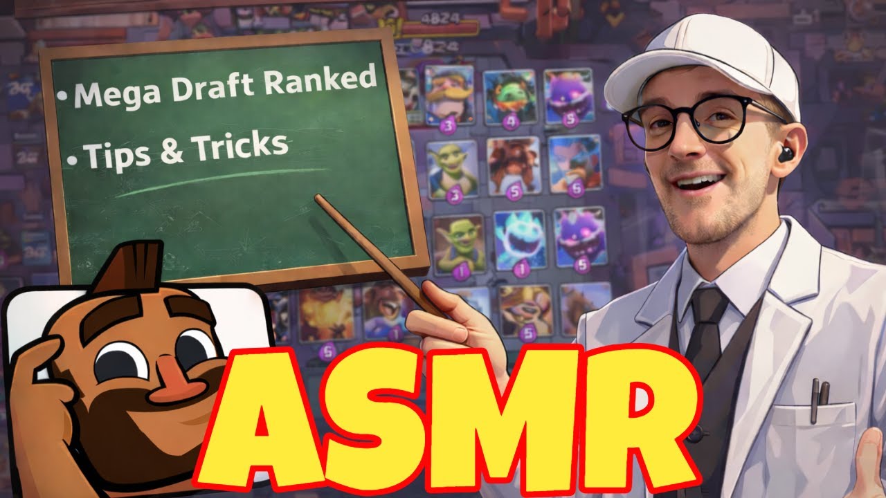 ASMR – Clash Royale 👑 BEST TIPPS FOR RANKED MEGA DRAFT 😱