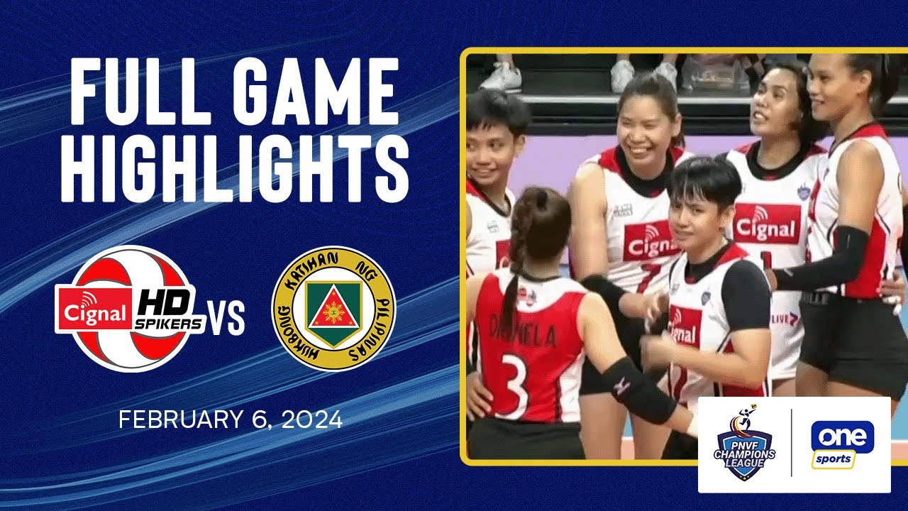 Pnvf R5 Cignal vs. Philippine Army highlights | 2024 PNVF Champions League ...
