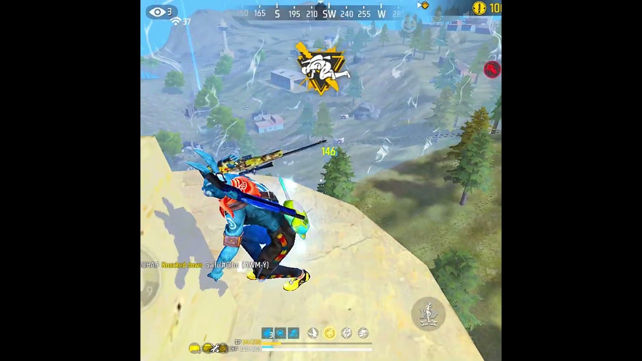 Last Zone ☠️😆 #shorts #freefire