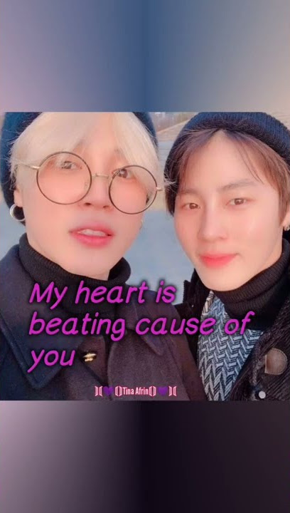 💕Jimin 𝕏 Ha Sungwoon [ With you ] song lyrics💕|| #tina_afrin_edit #jimin #withyou #bts