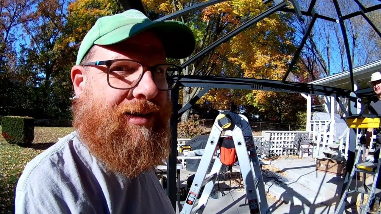 10x10 purple leaf hardtop gazebo assembly 