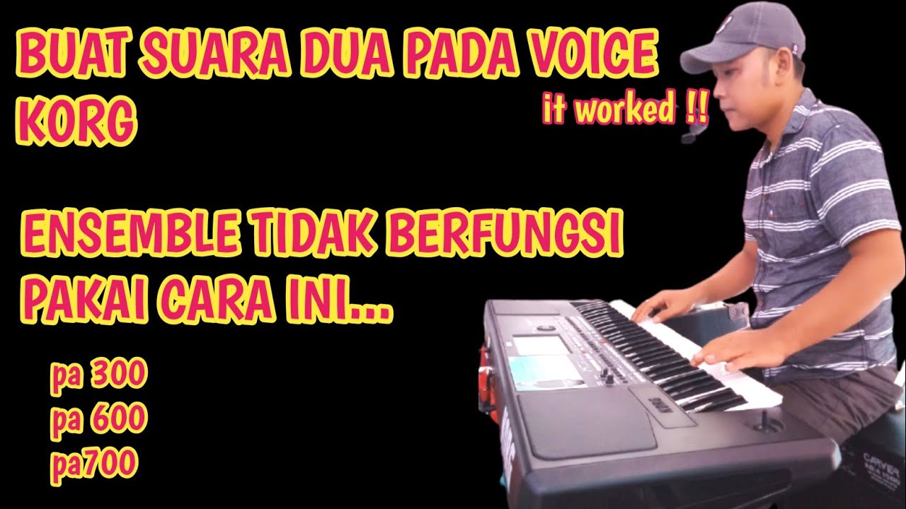 Two voice settings tricks on the pa600