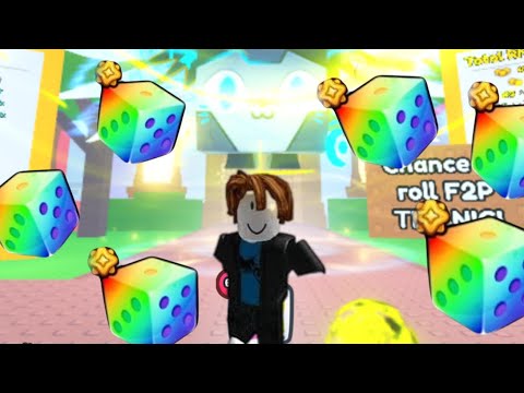 🎲Using a Ton of Dices in the New *OP* Pet Sim 99 RNG Update!🍀 -Pet Sim ...