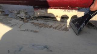 Removing Paint from Boat Gel Coat Bojo Tip 29 ATH-29-XNGL