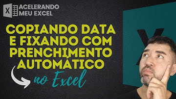 Copiando células e Fixando as Datas com preenchimento Automático | Acelerando meu Excel