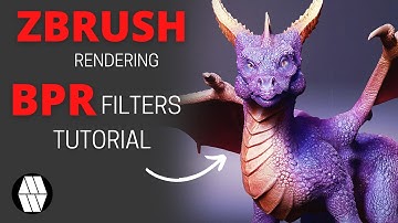 ZBRUSH BPR Filters Tutorial - Spyro Concept