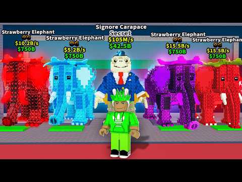 ich bekomme den SELTENSTEN STRAWBERRY in Steal a Brainrot!