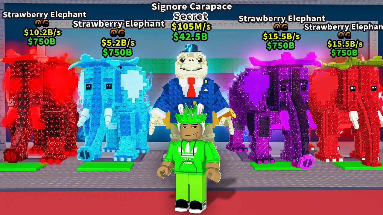 ich bekomme den SELTENSTEN STRAWBERRY in Steal a  Brainrot!