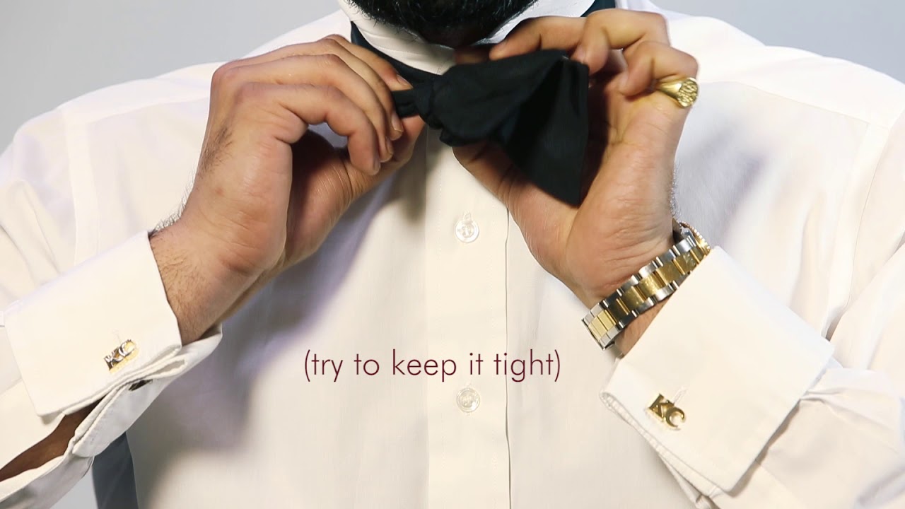 Video on how to tie a bow tie