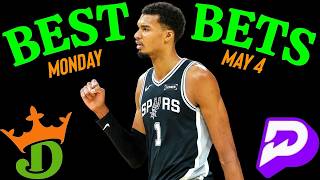 NBA PLAYOFFS | MLB MONDAY BEST BETS | 107x LOTTO PARLAY | May 4, 2026 #nba #mlb #freepicks