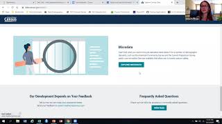 Quarterly Webinar: Census Microdata