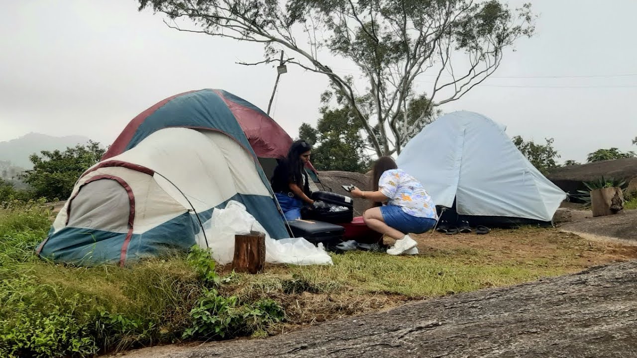 camping trekking in mount abu august 2023