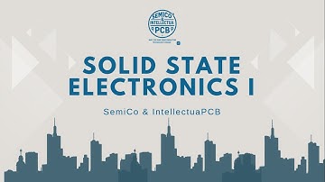 Course Introduction  Solid State Electronics I