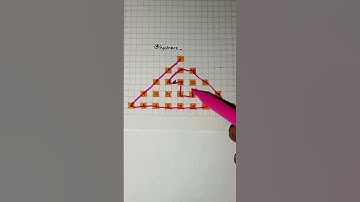Draw A Checkered path with numbers #shorts #art #youtubeshorts
