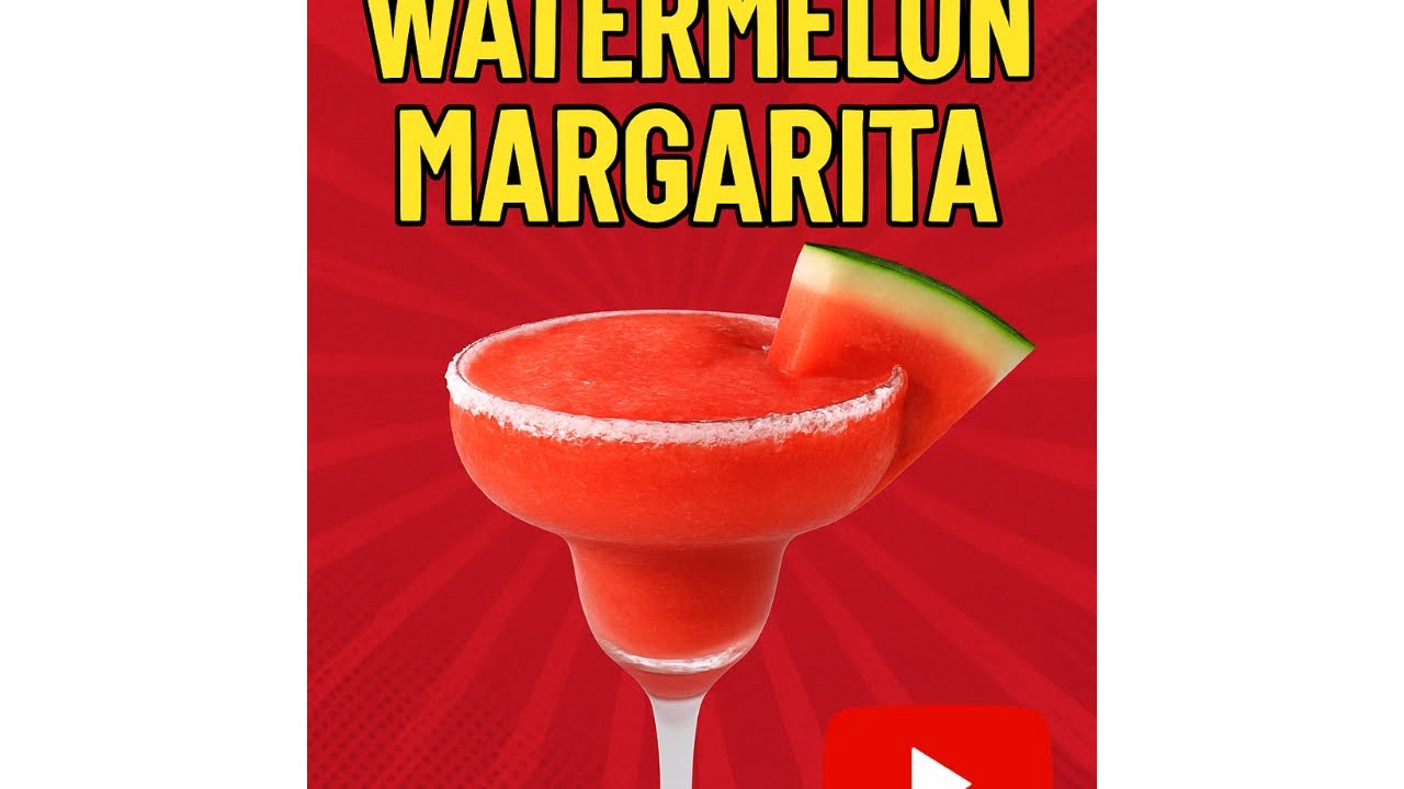Frozen Watermelon Margarita 🍉💥 The Summer Drink You Didn’t Know You Needed! | Easy Cocktails
