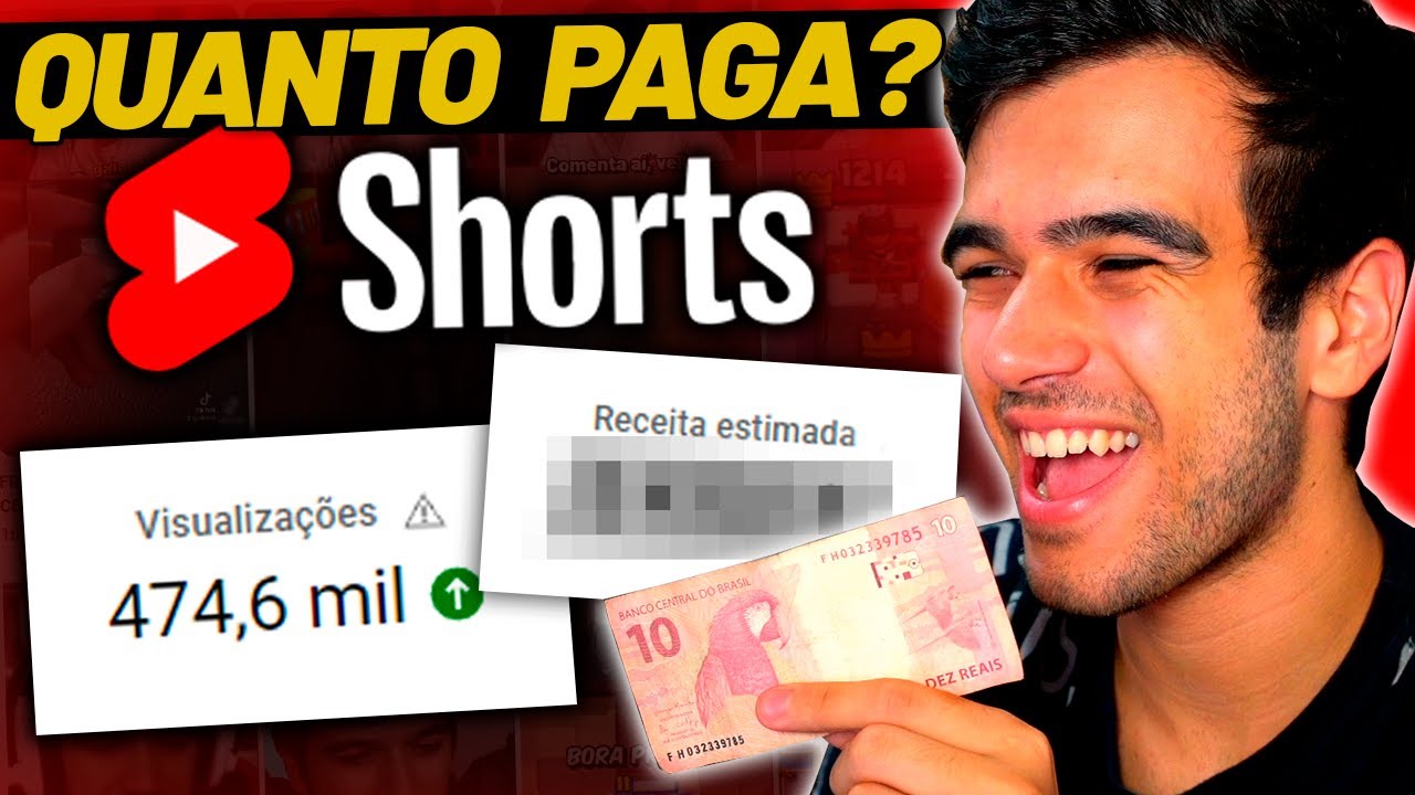 Quanto o Youtube SHORTS paga por 1000 VISUALIZAÇÕES?! E por 1 MILHÃO ...