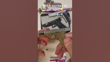 I guess your father will like minigun keychain with bullets. 😨🥶Do you want one? #minigun #gunkeyco
