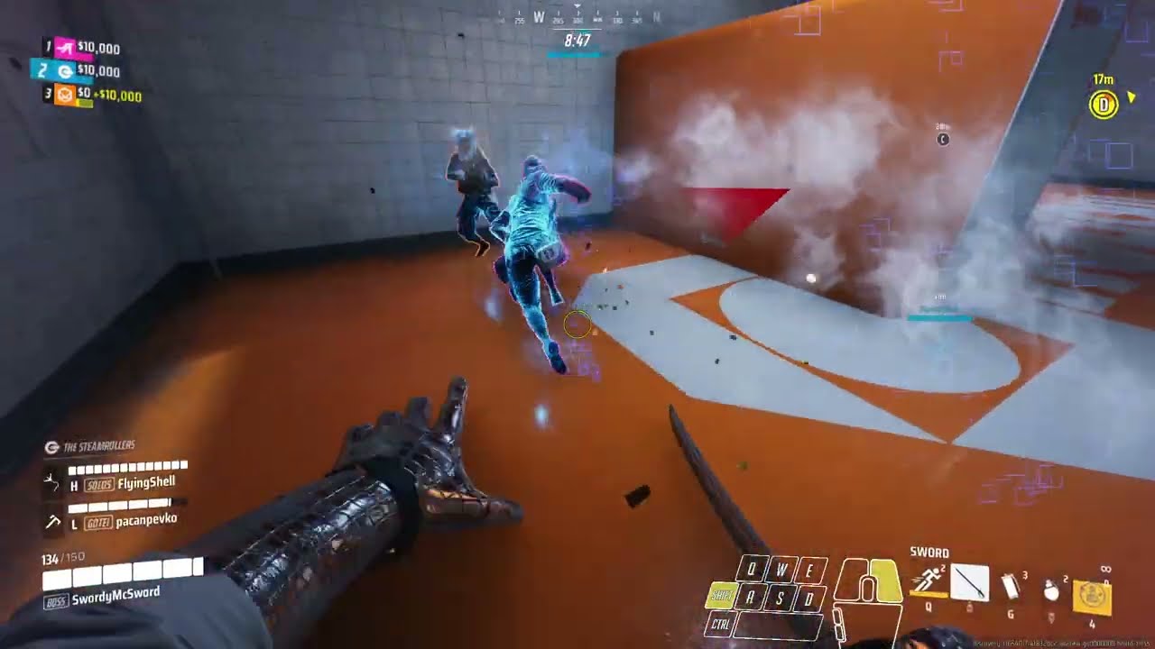 THE FINALS: 180° double sword kill