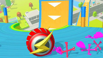 Action Balls: Gyrosphere Race SpeedRun Gameplay Level 607 to 608