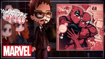 The Avengers react to DeadPool as the new Avenger || Spider Man, Gacha club || [ENG/RUS]
