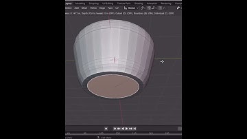 How to make a bowl in Blender in 30 seconds