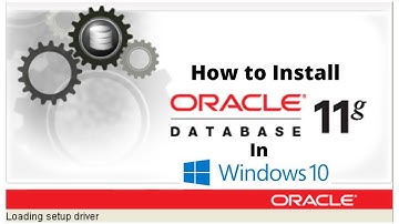 How to Install Oracle Database 11g in Windows 10 4K