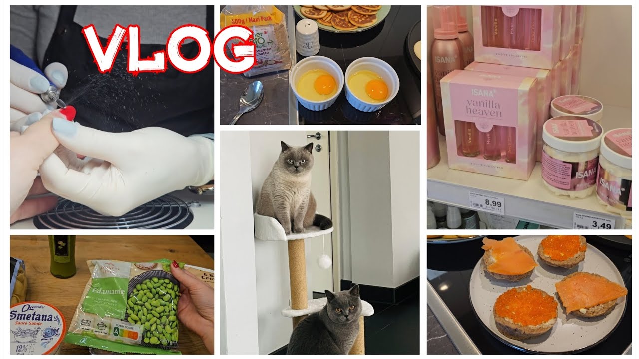 ПОЛЕЗНЫЕ булочки за 2 МИНУТЫ / МАНИКЮР 💅 / Обзор ПОКУПОК / Рецепт / Новые ДОМИКИ для котов / ВЛОГ 