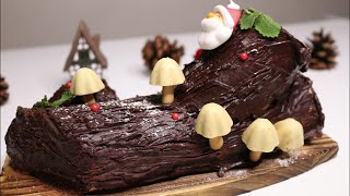 Cómo preparar un Tronco de Navidad sabor a chocolate muy fácil