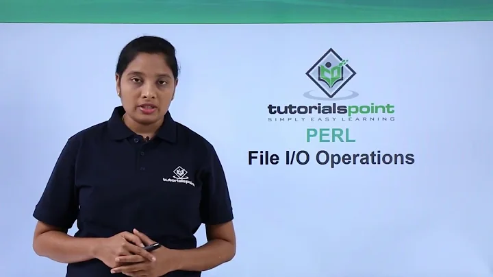 Perl - File I/O Operation