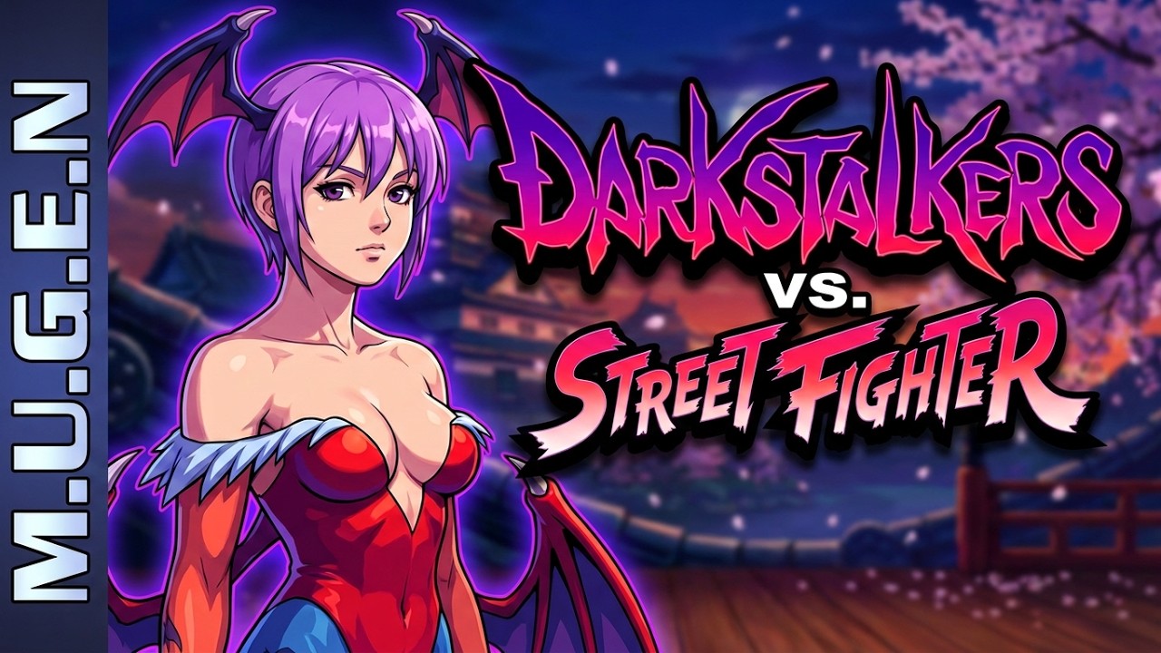 Darkstalkers vs. Street Fighter - Gameplay with Lilith Aensland