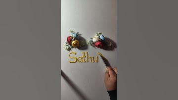 #artinthegrains #calligraphy #handwriting #sandart #nameart #shorts #viral #trending #drawing #art