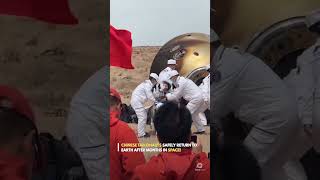 Chinese Taikonauts Safely Return to Earth After Months in Space! #space