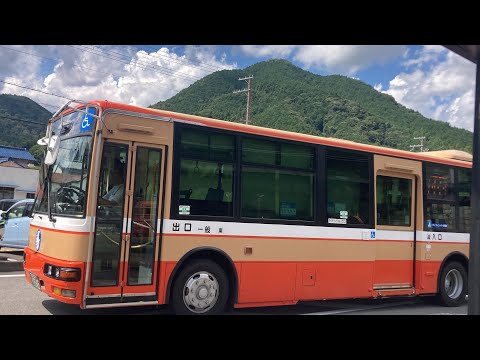 神河町営バス(兵庫)前面展望 車窓 神崎総合病院→寺前駅/ 上小田線 神崎総合病院1329発(峰山口行)