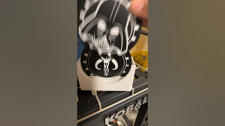 Star Wars coasters with holder (stl in the description) #bambulab #3dprinting