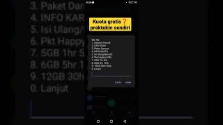 Klaim kuota 3 gratis?coba sendiri #shorts #kuotainternetgratis #viral #tiktok screenshot 5